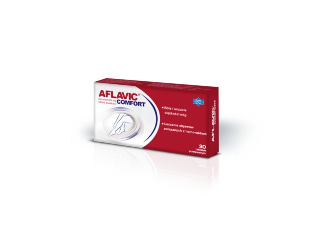 Aflavic Comfort interakcje ulotka tabletki powlekane 600 mg 30 tabl. (3 blist. po 10 tabl.)