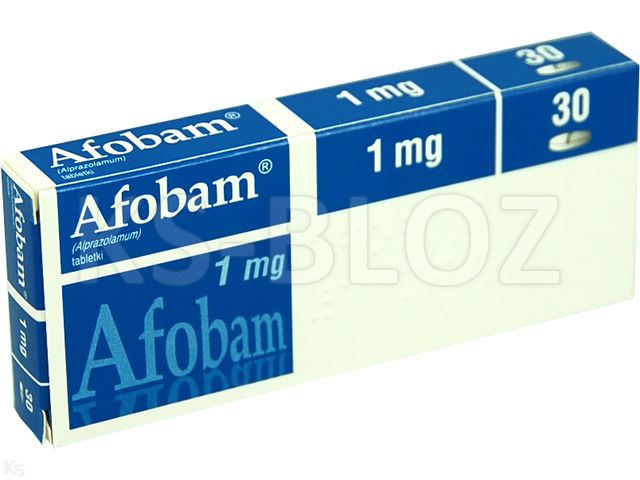 Afobam interakcje ulotka tabletki 1 mg 