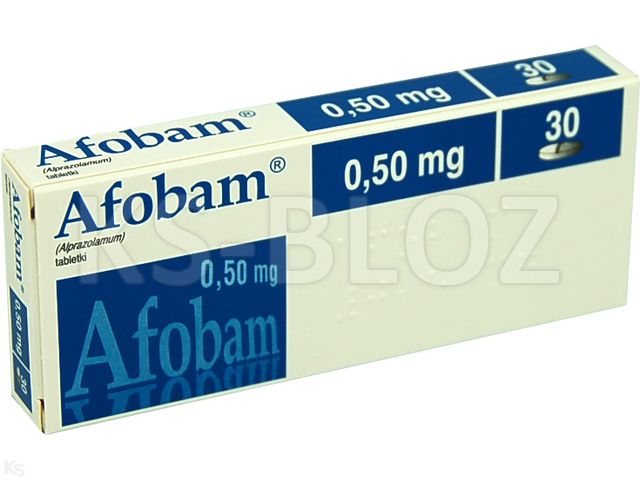 Afobam interakcje ulotka tabletki 500 mcg 30 tabl. | blister