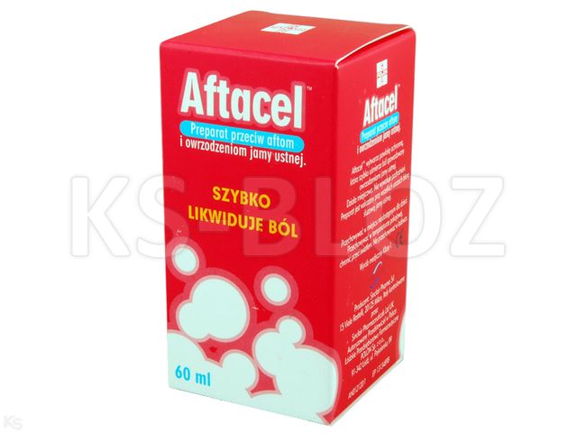 Aftacel Preparat przeciw aftom interakcje ulotka   60 ml