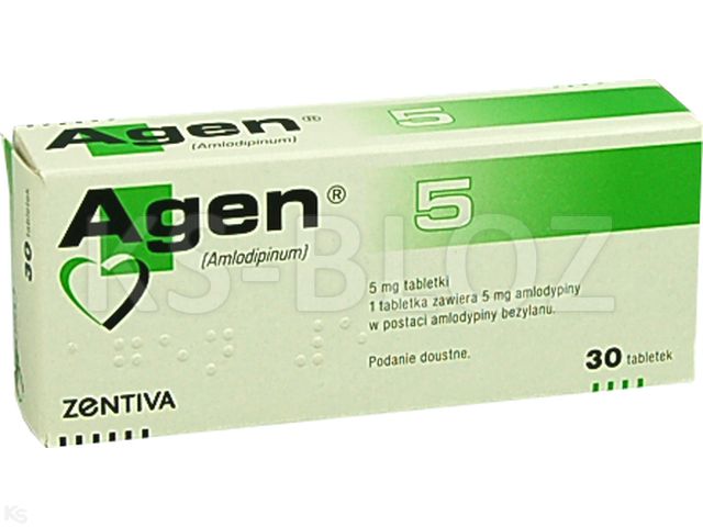 Agen 5 interakcje ulotka tabletki 5 mg 