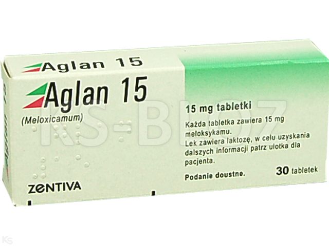 Aglan 15 interakcje ulotka tabletki 15 mg 