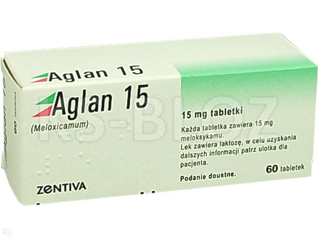Aglan 15 interakcje ulotka tabletki 15 mg 60 tabl.