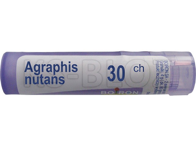 Agraphis Nutans 30 CH interakcje ulotka granulki - 4 g