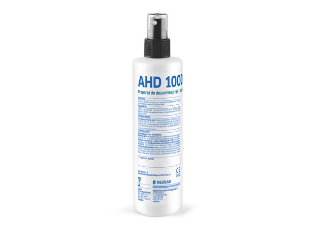 AHD 1000 Płyn na skórę interakcje ulotka   250 ml | but.z atomizerem