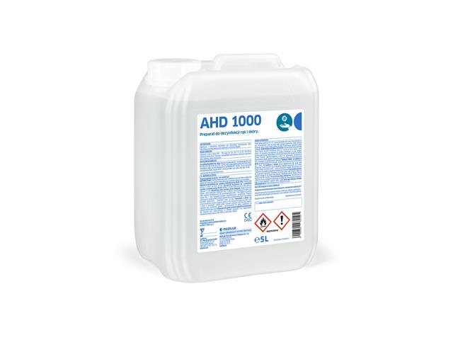 AHD 1000 Płyn na skórę interakcje ulotka płyn dezynfekujący - 5 l (kanist.)