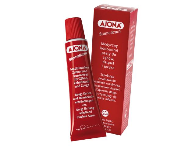 Ajona Stomaticum Koncentrat pasty do zębów, dziąseł i języka interakcje ulotka koncentrat - 25 ml