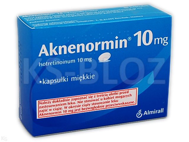 Aknenormin 10 mg interakcje ulotka kapsułki miękkie 10 mg 30 kaps. | (3 blist. po 10 kaps.)