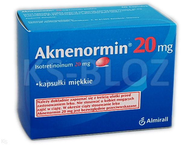Aknenormin 20 mg - ulotka (dawkowanie, zastosowanie, interakcje ...