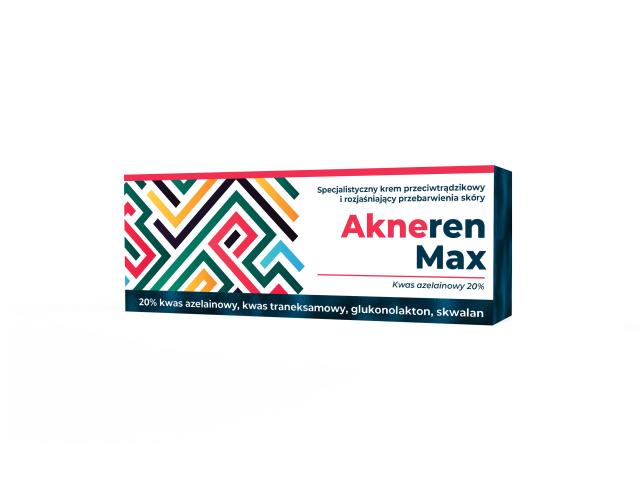 Akneren Max interakcje ulotka krem - 30 g