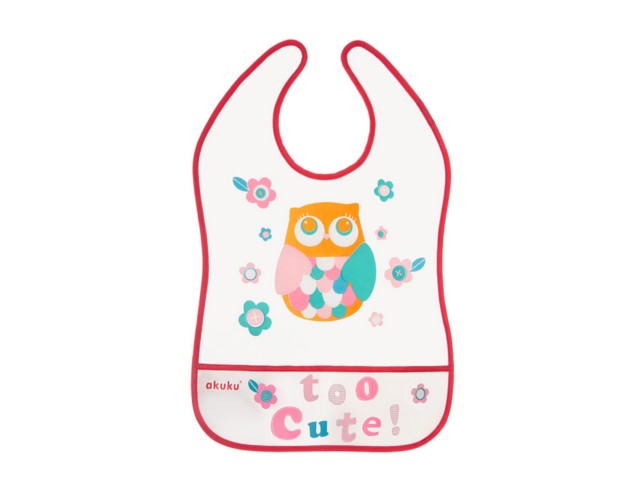 Akuku Eva Śliniak z kieszonką owl A0440 interakcje ulotka  - 1 szt.