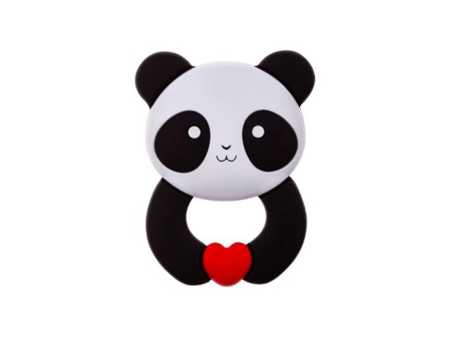 Akuku Gryzak silikonowy panda A0055 interakcje ulotka gryzak - 1 szt.