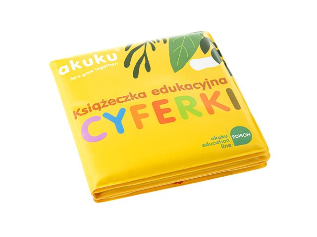 AKUKU Książeczka edukacyjna CYFERKI A0474 interakcje ulotka zabawka  1 szt.