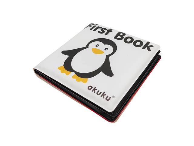 AKUKU Książeczka edukacyjna First Book 6m+ A0476 interakcje ulotka zabawka - 1 szt.