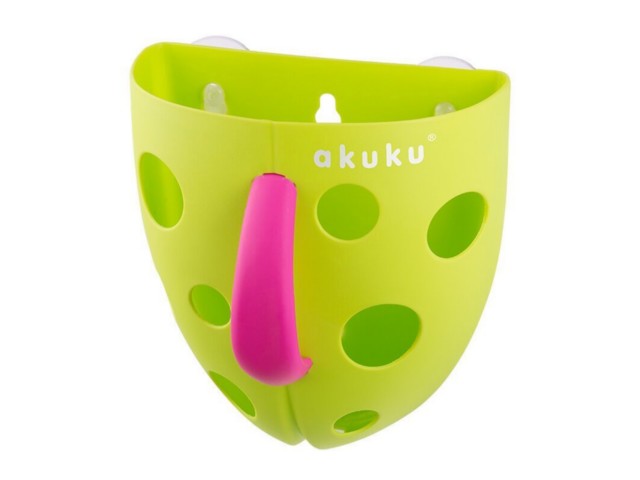 AKUKU Pojemnik na zabawki kąpielowe A0346 interakcje ulotka  - 1 szt.