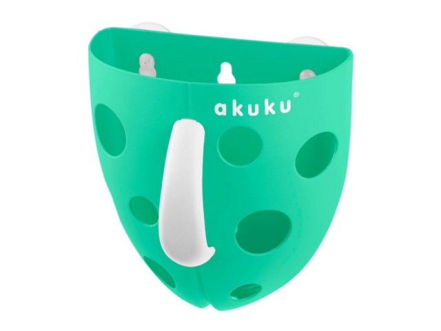 AKUKU Pojemnik na zabawki kąpielowe MINT A0431 interakcje ulotka  - 1 szt.