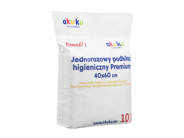 Akuku Premium Podkład jednorazowy A0367 40 x 60 cm interakcje ulotka podkład - 10 szt.
