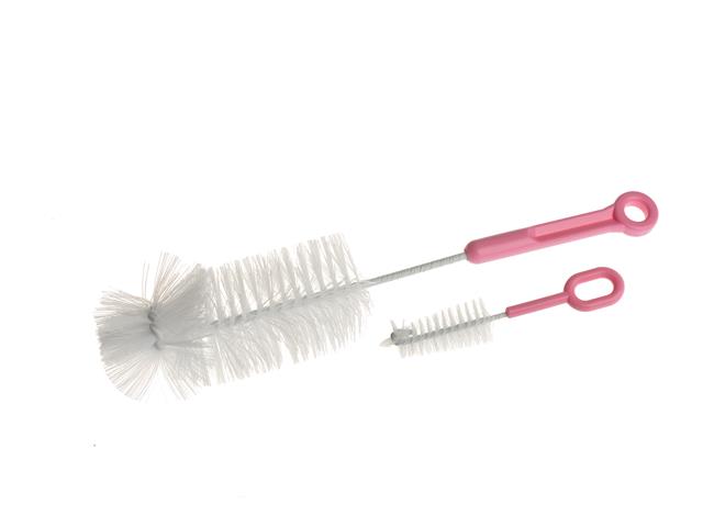 AKUKU Szczotka do butelek i smoczków zwykła PINK A0571 interakcje ulotka szczotka - 1 szt.