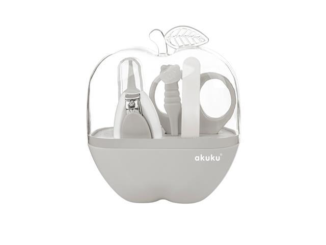 AKUKU Zestaw Pielęgnacyjny APPLE CASE Grey A0473 interakcje ulotka zestaw - 1 zest.