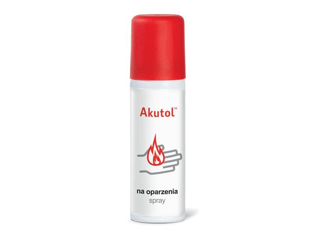 Akutol na oparzenia interakcje ulotka spray - 50 ml