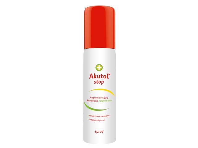 Akutol Stop Spray interakcje ulotka opatrunek elastyczny w aerozolu  60 ml
