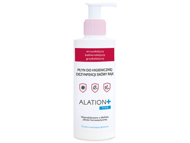 Alation Med. Płyn do higienicznej dezynfekcji skóry rąk interakcje ulotka płyn dezynfekujący - 200 ml