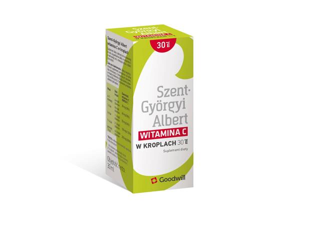 Albert Szent-Gyorgyi Witamina C w kroplach interakcje ulotka krople  30 ml