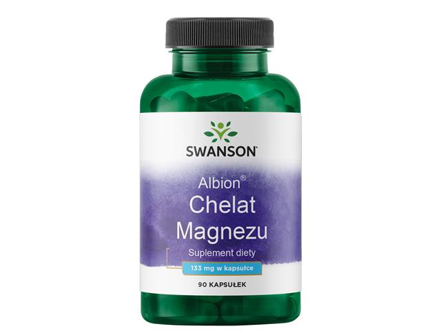 Albion Chelat Magnezu interakcje ulotka kapsułki 133 mg 90 kaps.