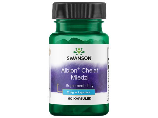 Albion Chelat Miedzi interakcje ulotka kapsułki 2 mg 60 kaps.
