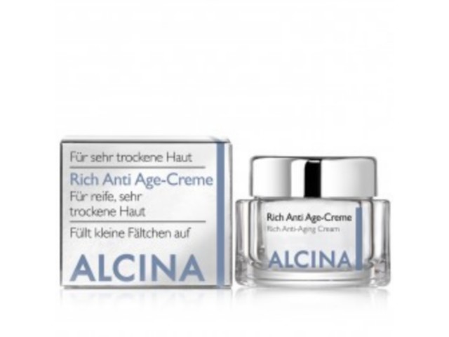 Alcina Rich Anti Age Krem do twarzy interakcje ulotka krem  50 ml