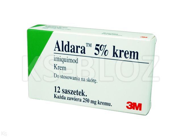 Aldara interakcje ulotka krem 50 mg/g 12 sasz. po 0.25 g