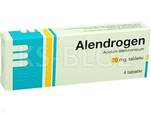 Alendrogen interakcje ulotka tabletki 70 mg 4 tabl.