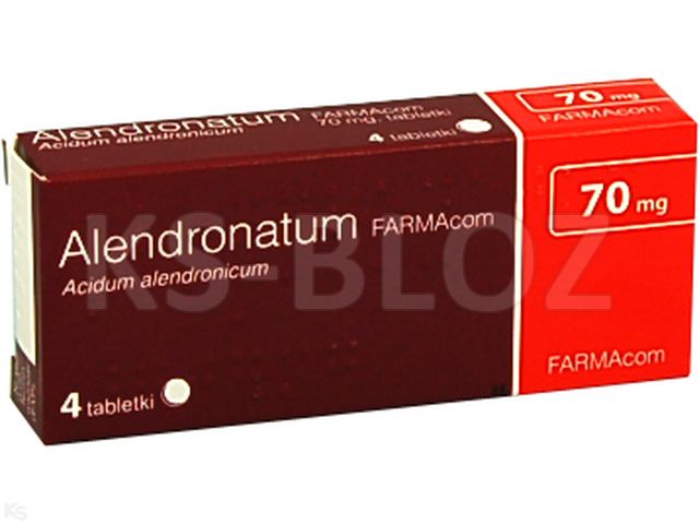 Alendronatum 123ratio interakcje ulotka tabletki 70 mg 4 tabl. | blister