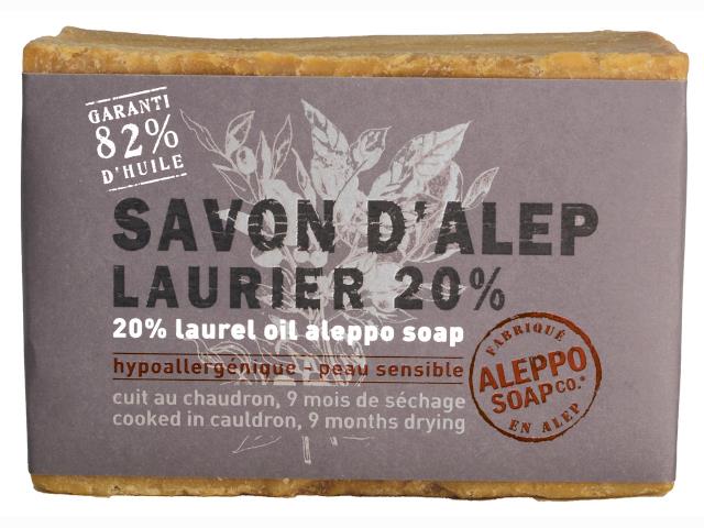 Aleppo Soap Co. Mydło 20% oleju laurowego interakcje ulotka   200 g