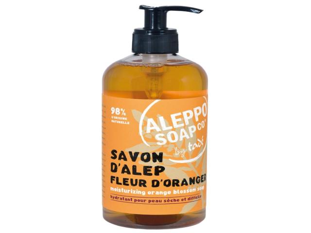 Aleppo Soap Co. Mydło w płynie oliwkowo-laurowe kwiat pomarańczy interakcje ulotka mydło płynne - 500 ml