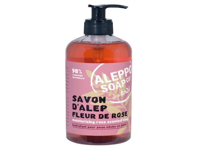 Aleppo Soap Co. Mydło w płynie oliwkowo-laurowe róża damasceńska interakcje ulotka mydło płynne - 500 ml