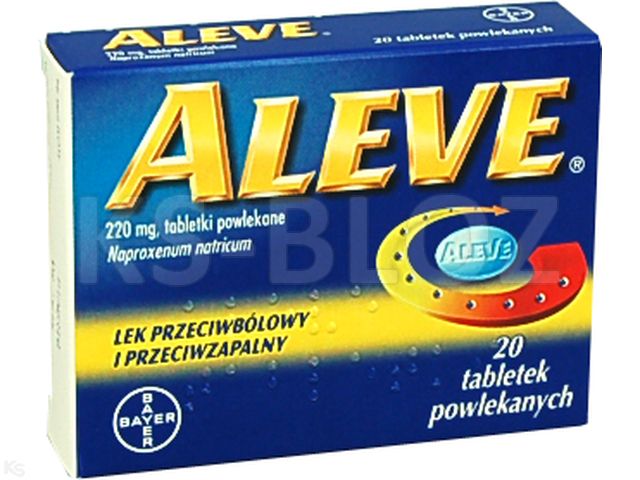 Aleve interakcje ulotka tabletki powlekane 220 mg 20 tabl.