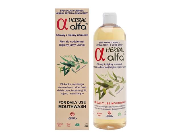 Alfa Herbal- płukanka do codziennego stosowania interakcje ulotka płyn  500 ml