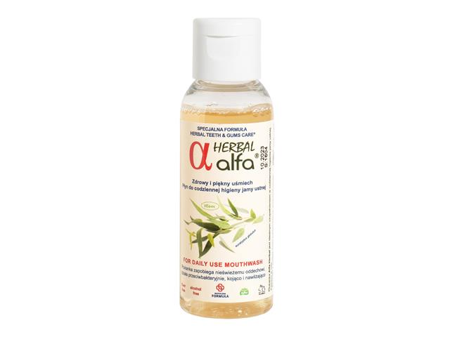 ALFA HERBAL Płukanka do codziennego stosowania interakcje ulotka płyn - 50 ml