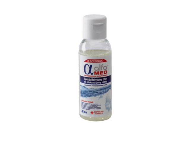 ALFA MED interakcje ulotka płyn do płukania jamy ustnej - 50 ml