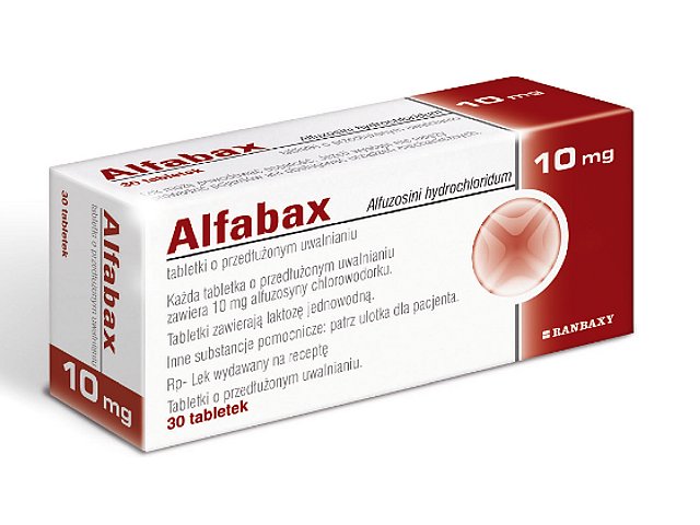Alfabax interakcje ulotka tabletki o przedłużonym uwalnianiu 0,01 g 30 tabl.