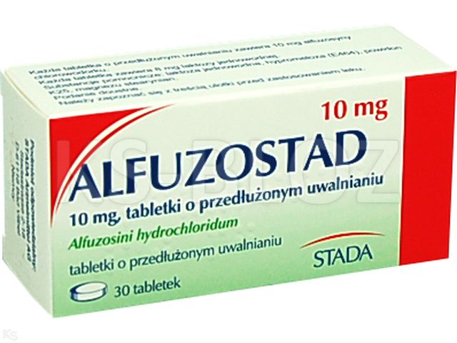 Alfuzostad 10 mg interakcje ulotka tabletki o przedłużonym uwalnianiu 10 mg 