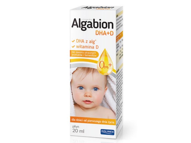 Algabion DHA+D interakcje ulotka płyn - 20 ml