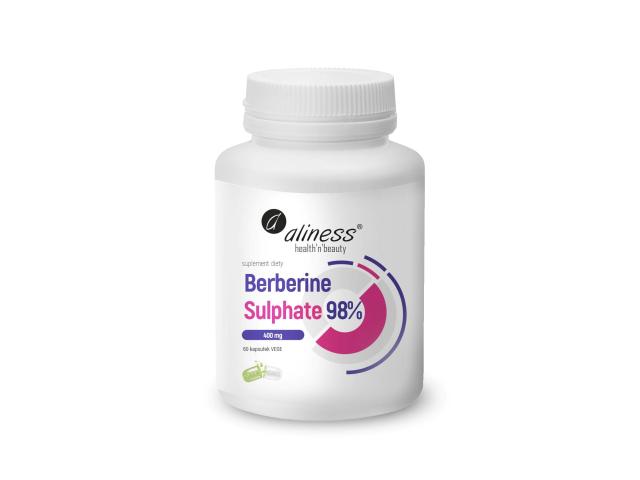 Aliness Berberine Sulphate 98% 400 mg interakcje ulotka kapsułki  60 kaps.