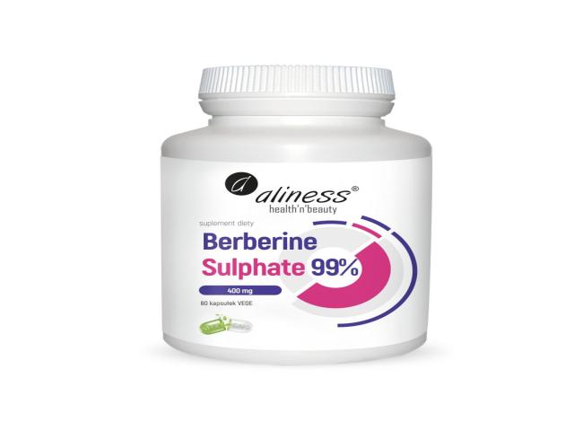 Aliness Berberine Sulphate 99% 400 mg interakcje ulotka kapsułki  60 kaps.