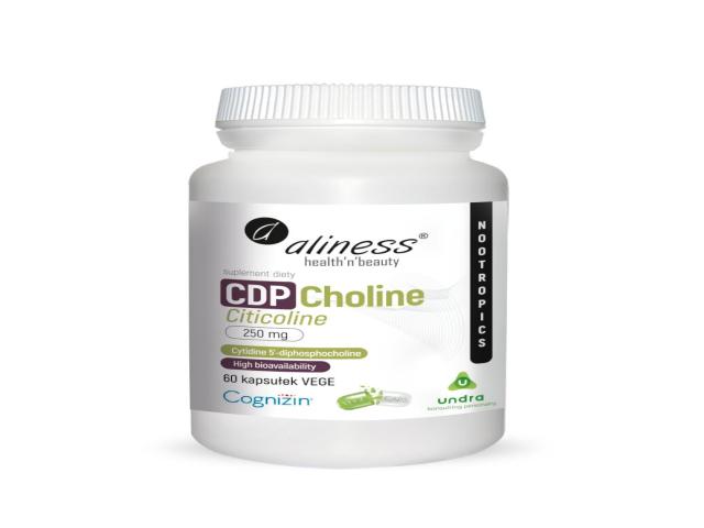 Aliness CDP Choline 250 mg interakcje ulotka kapsułki - 60 kaps.