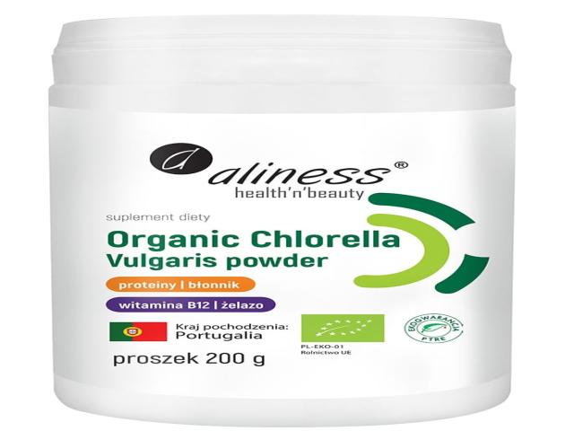 Aliness Chlorella Vulgaris Powder interakcje ulotka proszek - 200 g