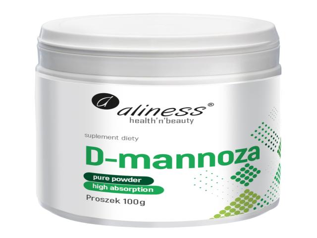 Aliness D-Mannoza interakcje ulotka proszek  100 g