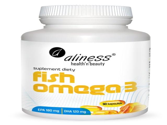 Aliness Fish Omega 3 180/120 mg interakcje ulotka kapsułki  90 kaps.