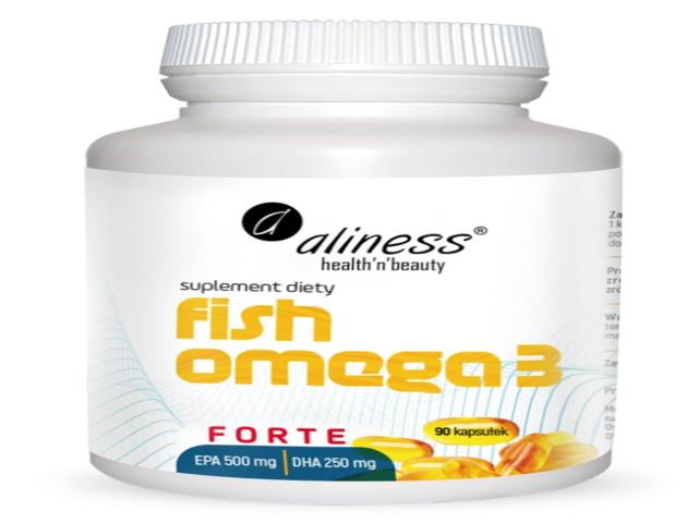 Aliness Fish Omega 3 Forte 500/250 mg interakcje ulotka kapsułki  90 kaps.